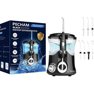 Ирригатор для ухода за ротовой полостью PECHAM (Печам) Professional Black