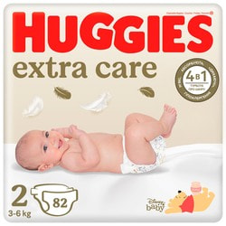 Підгузки для дітей HUGGIES (Хагіс) Elite Soft Extra Care Mega (Еліт софт Мега) 2 від 3 до 6 кг 82 шт