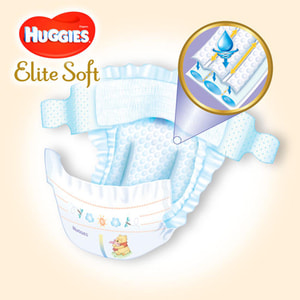 Підгузки для дітей HUGGIES (Хагіс) Elite Soft Mega (Еліт софт) 3 від 5 до 9 кг 72 шт