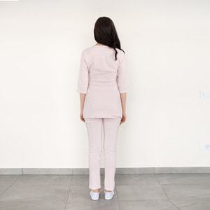 Костюм медичний Шанхай жіночий колір пудровий розмір 42