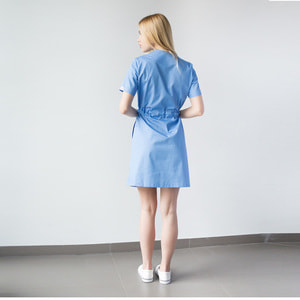 Туника медицинская Наоми цвет голубой женский размер 52