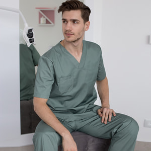 Костюм медицинский Гранит мужской цвет оливковый размер 48