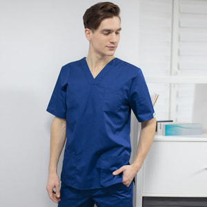 Костюм медичний Граніт чоловічий колір синій розмір 54