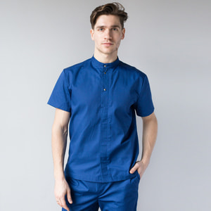 Костюм медичний Бостон чоловічий колір сапфір розмір 50