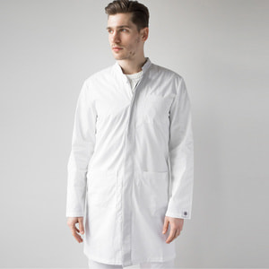 Халат медичний Амстердам колір біло-сірий чоловічий розмір 54