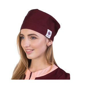 Шапочка медицинская цвет марсала