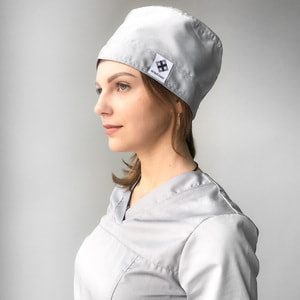Шапочка медична колір сірий