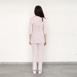 Костюм медичний Шанхай жіночий колір пудровий розмір 52