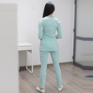 Костюм медичний Шанхай жіночий колір м'ятний розмір 54
