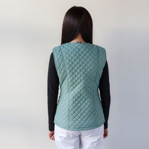 Жилетка медична утеплена Женева жіноча колір оливковий розмір 44-46