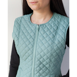 Жилетка медична утеплена Женева жіноча колір оливковий розмір 48-50