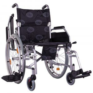 Коляска инвалидная легкая ширина сиденья 45 см цвет серый модель Ergo Light OSD-EL-G-45