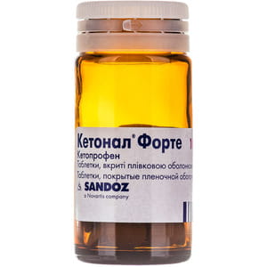 Кетонал форте табл. п/о 100мг №20