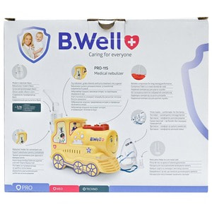 Інгалятор компресорний B.WELL (Б.Велл) небулайзер модель Basic Train PRO-115