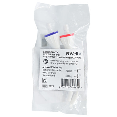 Насадка для ирригатора ортодонтическая B.WELL (Б.Велл) сменная модель WI-911-912 1 шт