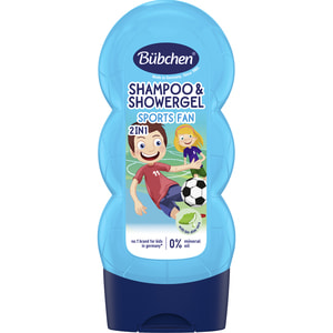 Шампунь для волос и тела детский BUBCHEN (Бюбхен) Юный спортсмен биоразлагаемый 230 мл