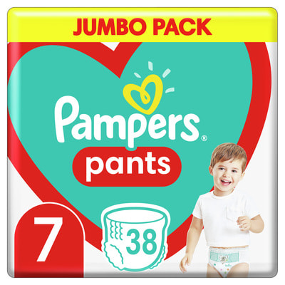 Підгузки-трусики для дітей PAMPERS Pants (Памперс Пантс) 7 від 17 кг упаковка 38 шт