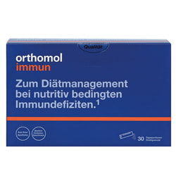 Ортомол Иммун (Orthomol Immun) витаминный комплекс для поднятия иммунитета гранулы с витамином С, Д, цинком на курс приема 30 дней