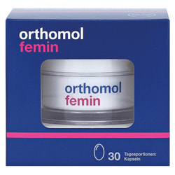 Ортомол Фемин (Orthomol Femin) витаминный комплекс для женщин на период менопаузы капсулы на курс приема 30 дней