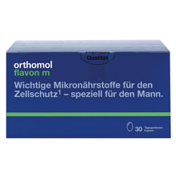 Ортомол Флавон М Нью (Orthomol Flavon M New) витаминный комплекс для лечения предстательной железы капсулы на курс приема 30 дней