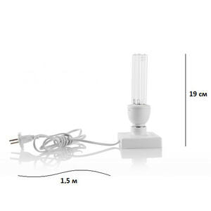 Лампа бактерицидная кварцевая безозоновая Oromed (Оромед) модель OKLAN OBK-15