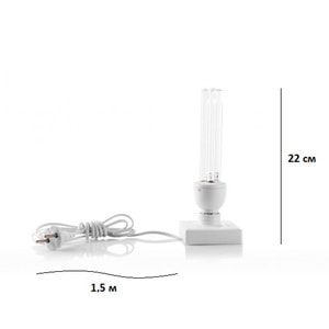Лампа бактерецидна кварцева безозонова Oromed (Оромед) модель OKLAN OBK-25 ВМП