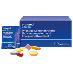Ортомол Вітал М (Orthomol Vital М) вітамінний комплекс для чоловічого здоров'я капсули + таблетки на курс прийому 30 днів
