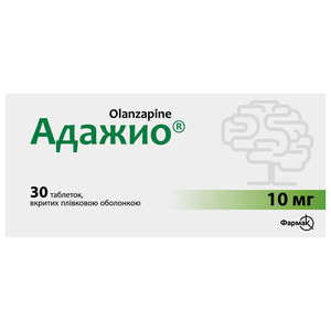 Адажио табл. п/о 10мг №30