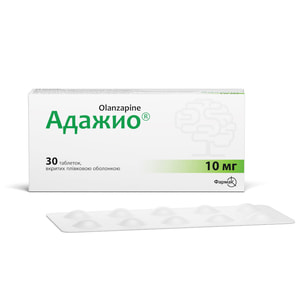 Адажио табл. п/о 10мг №30
