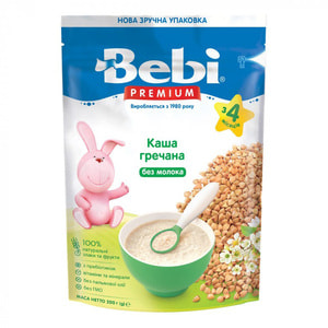 Каша безмолочная детская BEBI PREMIUM (Беби Премиум) Гречневая мягкая упаковка 200 г