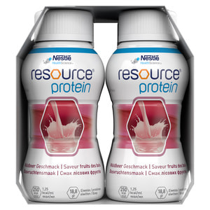 Харчовий продукт для спеціальних медичних цілей NESTLE (Нестле) Resource Protein (Ресурс Протеїн) зі смаком лісових фруктів по 200 мл 4 флакона