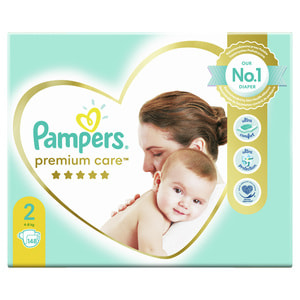 Подгузники для детей PAMPERS Premium Care (Памперс Премиум) Mini (мини) 2 от 4 до 8 кг 148 шт