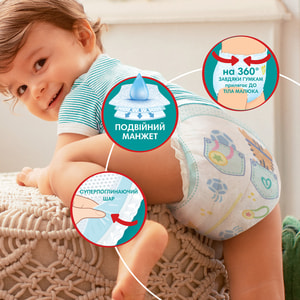 Подгузники-трусики для детей PAMPERS Pants (Памперс Пантс) Giant 6 от 15 кг 132 шт