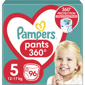 Подгузники-трусики для детей PAMPERS Pants (Памперс Пантс) Junior 5 от 12 до 17 кг упаковка 96 шт