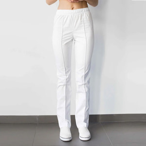 Брюки медицинские цвет белый женские размер 54