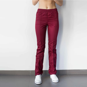 Брюки медицинские цвет марсала женские размер 42