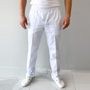 Брюки (штани) медичні Бостон колір білий чоловічі розмір 56