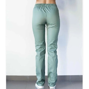 Джоггеры (штаны) медицинские цвет оливковый женские размер 48