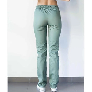 Джоггеры (штаны) медицинские цвет оливковый женские размер 50