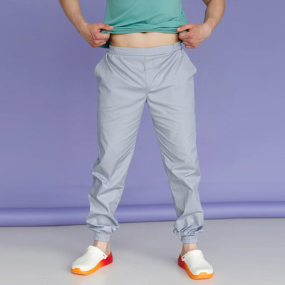 Джогери (штани) медичні колір сірий чоловічі розмір 50