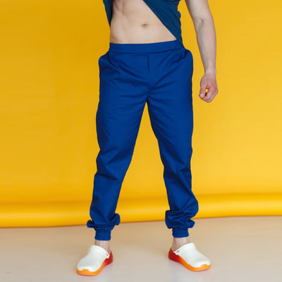 Джогери (штани) медичні колір синій чоловічі розмір 50