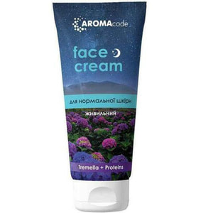 Крем для лица и зоны декольте AROMACODE (Аромакод) питательный для нормальной кожи ночной 70 г