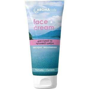 Крем для лица и зоны декольте AROMACODE (Аромакод) экспресс увлажнение для сухой и чувствительной кожи дневной 70 г