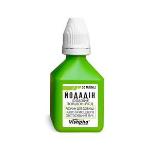 Йодадин р-р наруж./местн. прим. 10% фл. 30мл