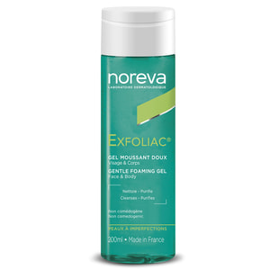 Гель для лица и тела NOREVA (Норева) Exfoliac (Эксфолиак) очищающий для чувствительной проблемной кожи 200 мл