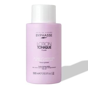 Лосьон для лица BYPHASSE (Бифаз) тонизирующий для жирной кожи с гамамелисом и цветами апельсина 500 мл