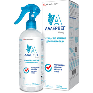 Акарицидное средство Аллервег для элиминации аллергенов спрей 400 мл