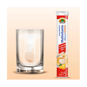 Вітаміни SUNLIFE (Санлайф) Multi + Mineral Мульті + Мінерал Brausetabletten таблетки шипучі туба 17 шт