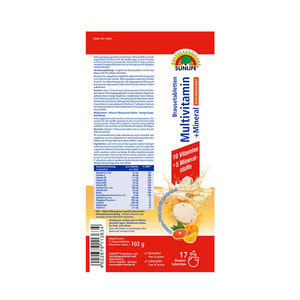 Вітаміни SUNLIFE (Санлайф) Multi + Mineral Мульті + Мінерал Brausetabletten таблетки шипучі туба 17 шт