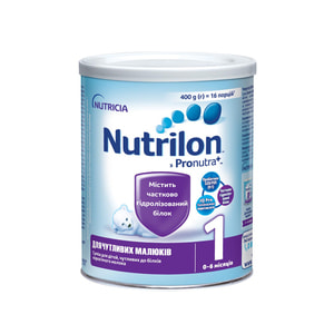 Смесь молочная детская Нутриция NUTRILON (Нутрилон) 1 Для чувствительных малышей с 0 до 6 месяцев 400 г